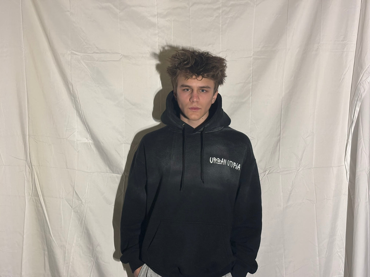 Shadowed Maiden Acid Wash Hoodie
